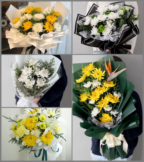 贵州毕节市威宁县羊街镇双河村白事花束代送